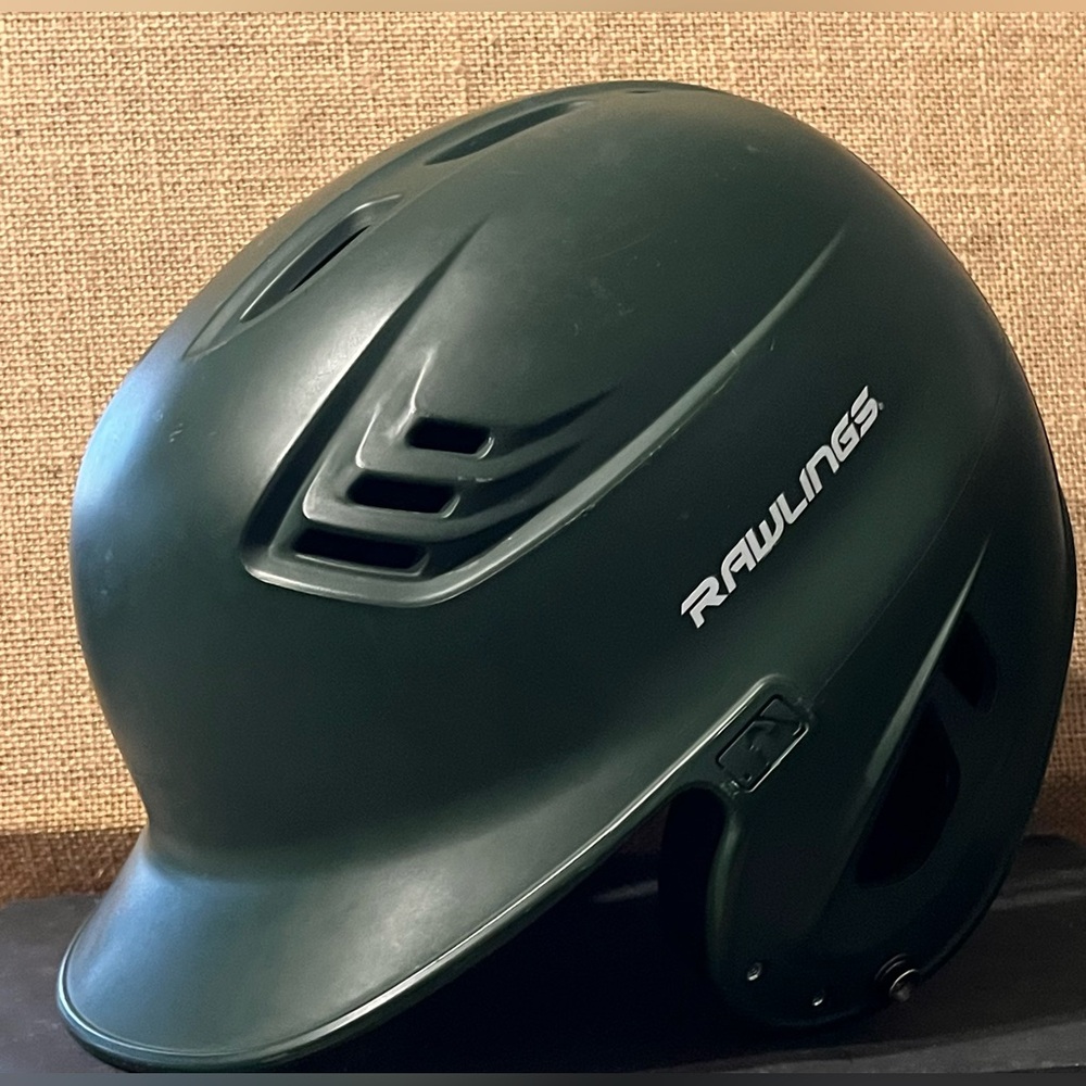 Rawlings Forest Green Baseball/Softball Batting Helmet R16S-ReB Size 6 7/8-7 5/8